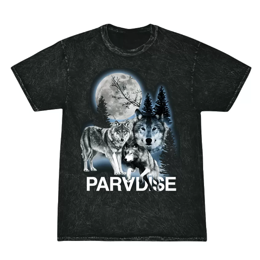 WOLVES TEE ACID BLK