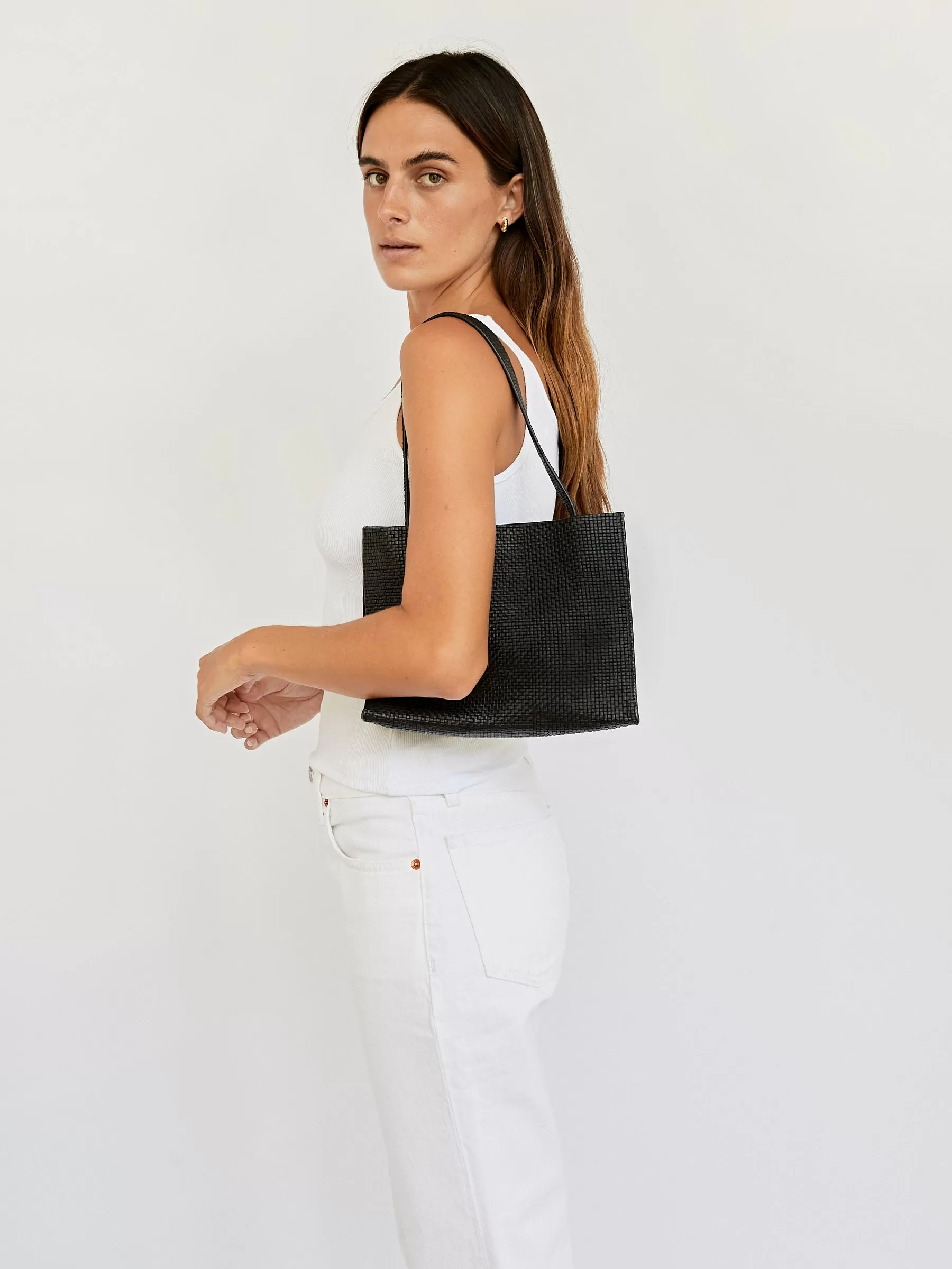 Woven Minimal Mini Tote