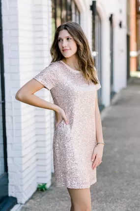 X Champagne Sparkle Dress